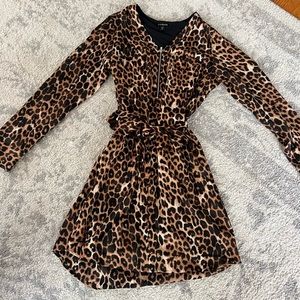 Express Leopard Dress, size Small